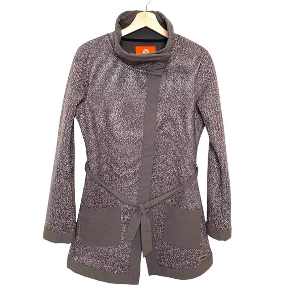Merrell Talley Swacket Select Regulate Womens Sweater Jacket Belted Coat Size S - Picture 2 of 16